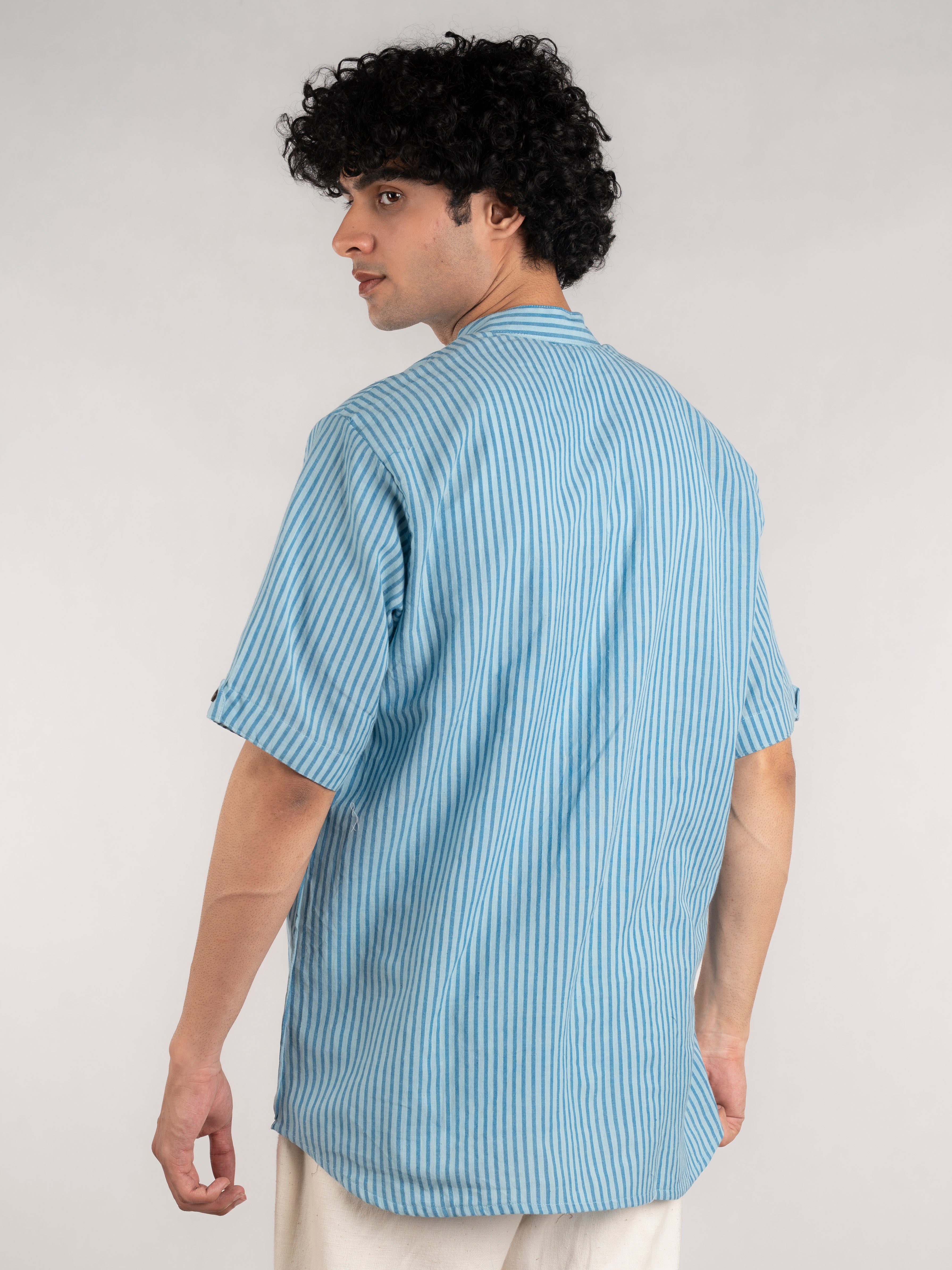 Summer Sky Handloom Kurta