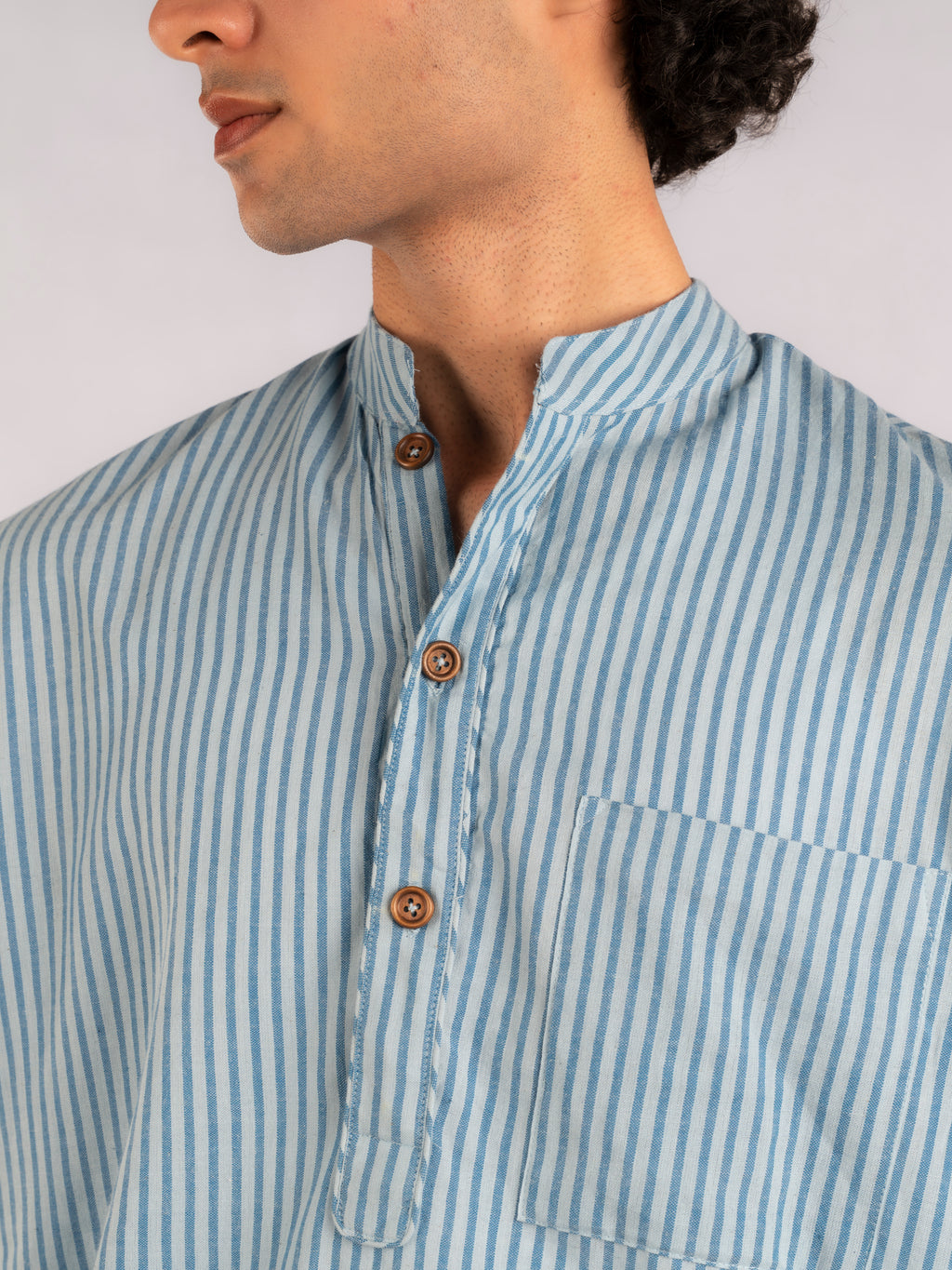 Summer Sky Handloom Kurta