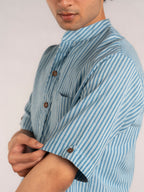 Summer Sky Handloom Kurta