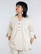 Classic  Handspun and Handwoven Kora Kurta