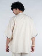 Blue Twin Handspun and Handwoven Kora Shirt