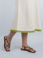 Green Trail Handspun and Handwoven Kora Dress