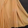 handlooom sari with Lucknowi chikankari embroidery handmade yellow saree